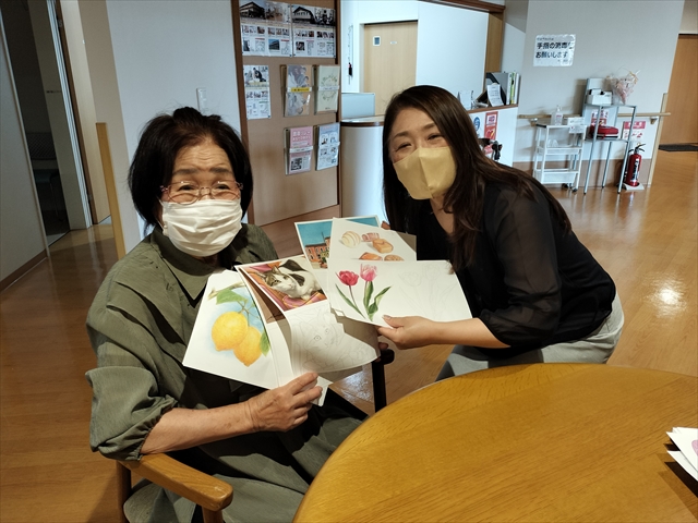 明治安田様の大人の塗り絵コンクールに応募させて頂きました！