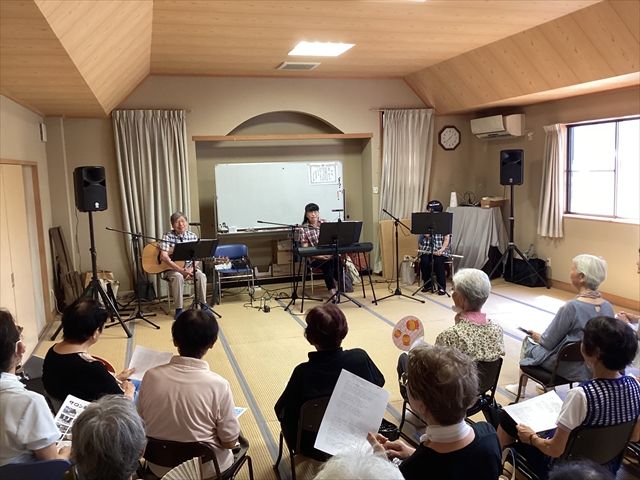 南風バンドがサロン新田に行ってきた！