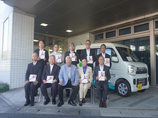 鈴木道雄記念財団様より福祉車両を寄贈頂きました