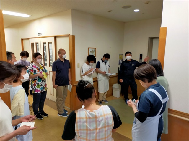 防災訓練（安全防護訓練）を実施しました！