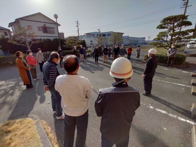 倉松町の皆様と一緒に防災訓練やりました！！