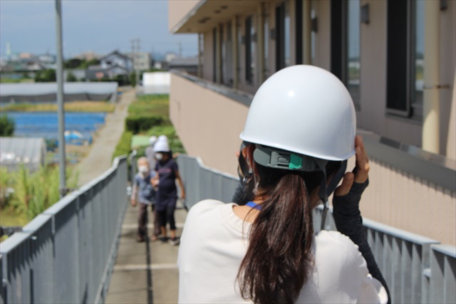 新型コロナウイルス感染症対策をして防災訓練実施！