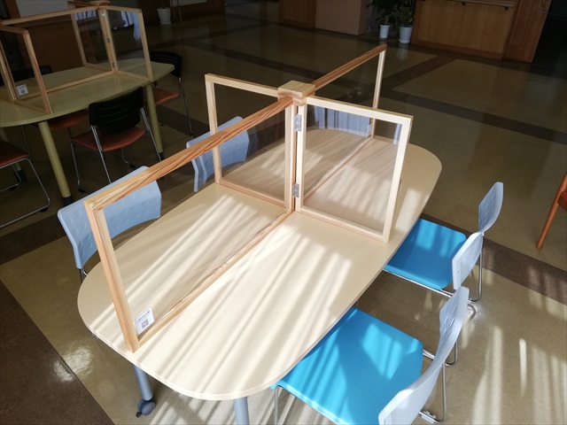 南風喫茶専用！飛沫防止パーテーションができました！！