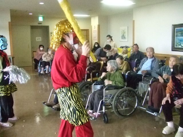 特養で節分会をしました